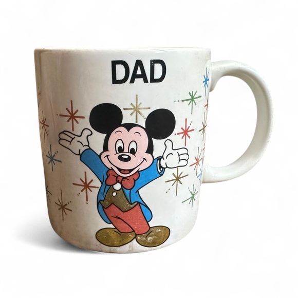 Vintage Disney Mickey Mouse Dad Mug - Picture 1 of 5